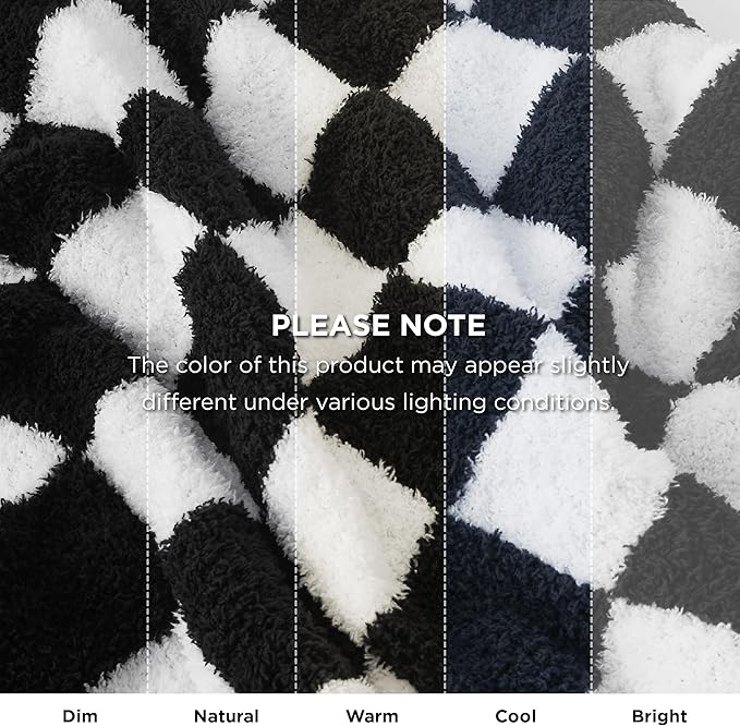 Bedsure GentleSoft Checkered Twin Blanket - Image 8