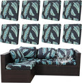 8Pcs Outdoor Cushion Covers, Patio Cushion Covers, Stretch Elastic Slipcovers by dreahoteztil