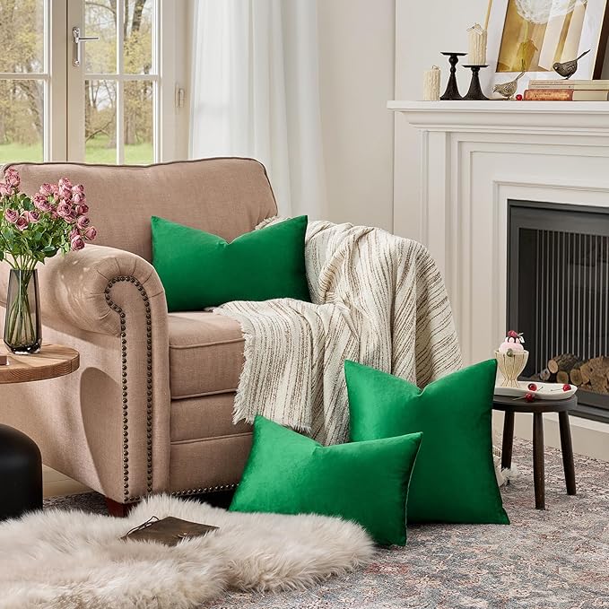 GIGIZAZA Decorative Small Lumbar Pillow Covers, Sofa Throw 12 X 20 Pillow Covers - Image 3