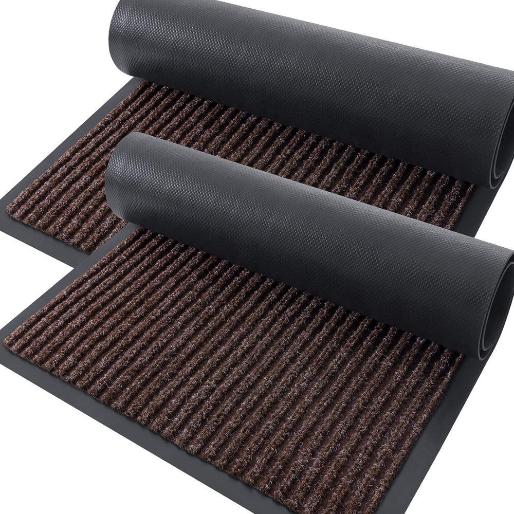 OLANLY Front Door Mat Indoor Outdoor Entrance, Waterproof Heavy Duty Doormat ...