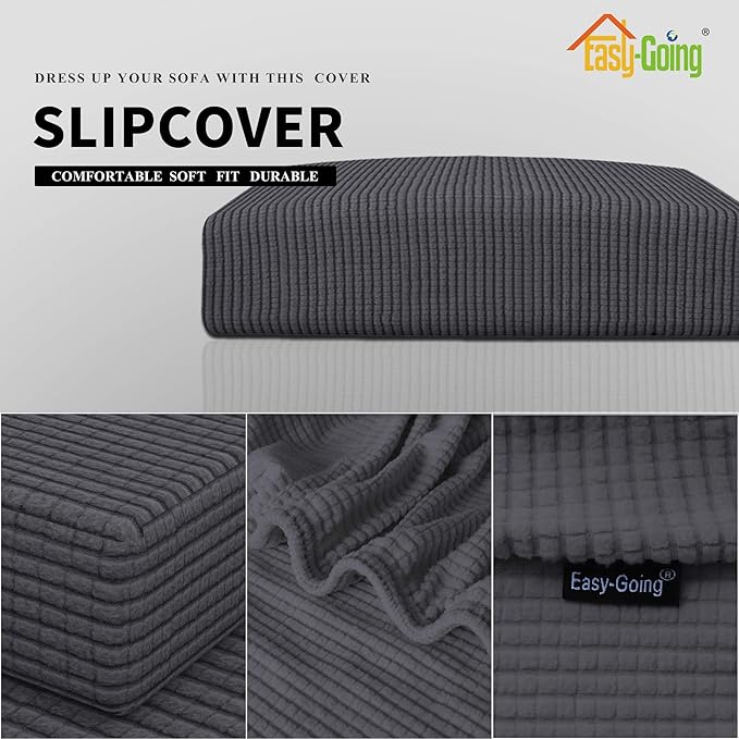 Easy-Going Stretch Cushion Cover Sofa Cushion Furniture Protector Sofa Seat - Image 3