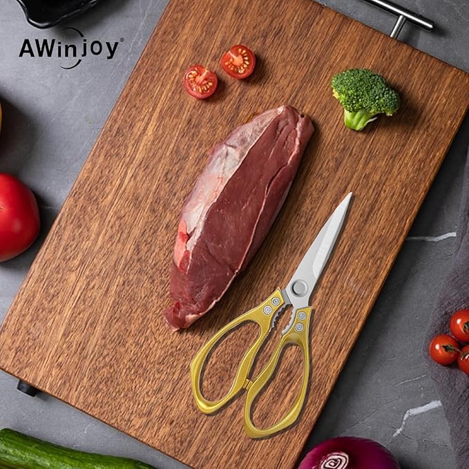 Heavy Duty Sharp Kitchen Scissors, Bread - Image 8