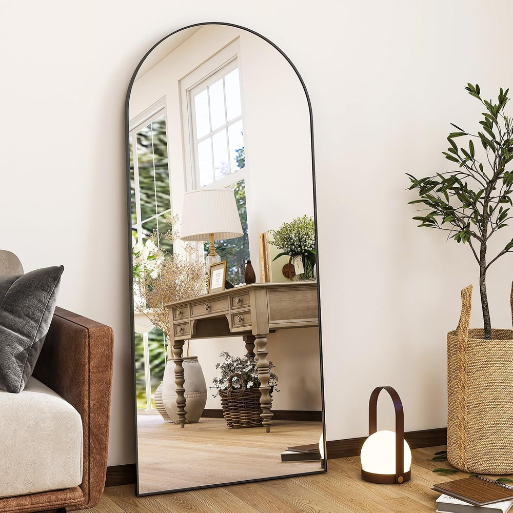 HARRITPURE 56"x21" Arched Full Length Mirror Floor Mirrors