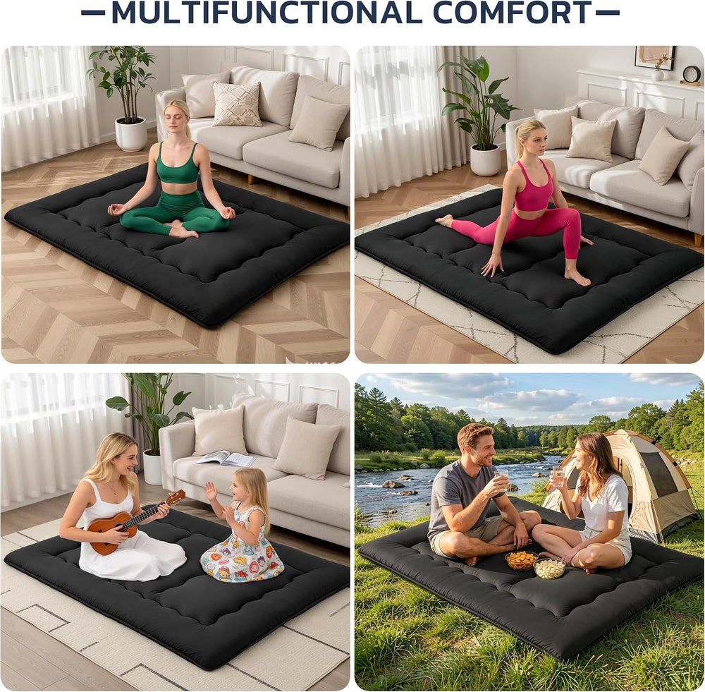 Simple Deluxe 4-Inch Twin Tatami Mattress, Japanese Futon Foldable Mattress w...