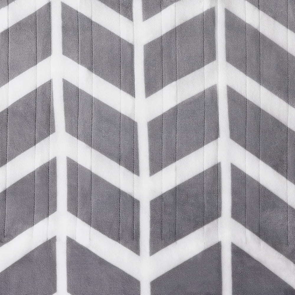 VENTIMI Heated Throw Blanket, 5 Heat Levels & 3 Hours Auto Off, Grey