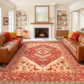 SERISSA 9x12 Area Rugs for Living Room, Large Washable Non-Slip Boho Rug by SERISSAHomeDecorCollection