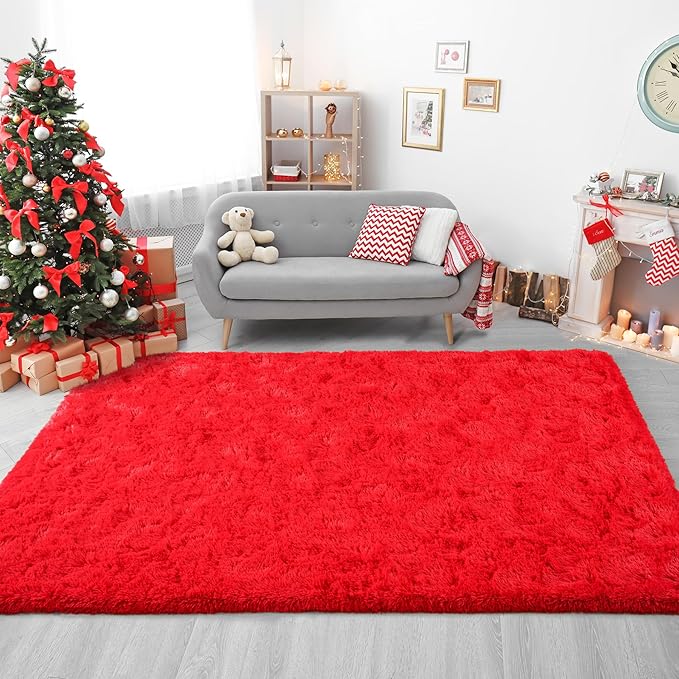 Chicrug Soft Area Rugs for Bedroom Living Room Plush Fluffy Rug 3x5 Feet - Image 4