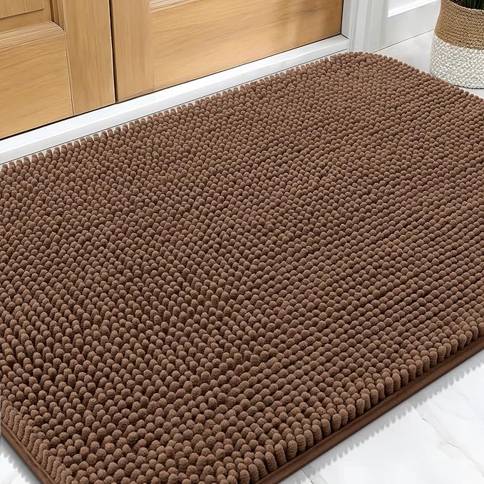 OLANLY Dog Door Mat for Muddy Paws 32x20, Absorbs Moisture and Dirt, Absorbent by OLANLY