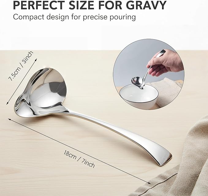 IMEEA 7-Inch Small Sauce Ladle - Image 4