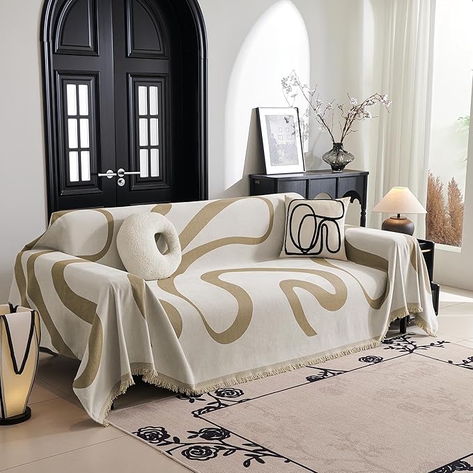 MYSKY HOME Boho Couch Cover Super Soft Couch Covers by MYSKYHOME
