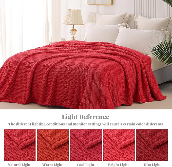 Whale Flotilla Queen Size Fuzzy Fleece Blanket - Image 9