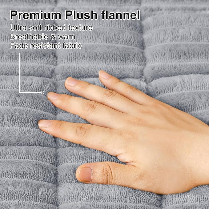 Smiry Couch Cover for Dogs Washable, Non Slip Fuzzy Pet Couch Covers for 3 - Image 4