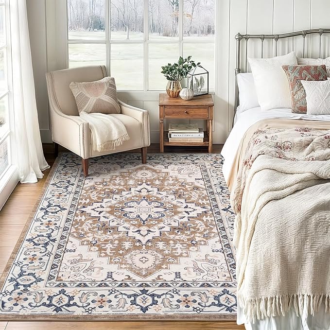 Lofus 4x6 Area Rugs for Living Room, Washable Area Rug, Rugs for Bedroom - Image 2