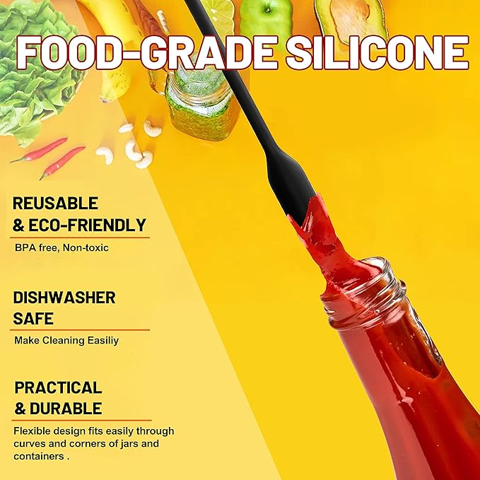 Anaeat Heat Resistant Silicone Spatula Set of 8 - Image 6