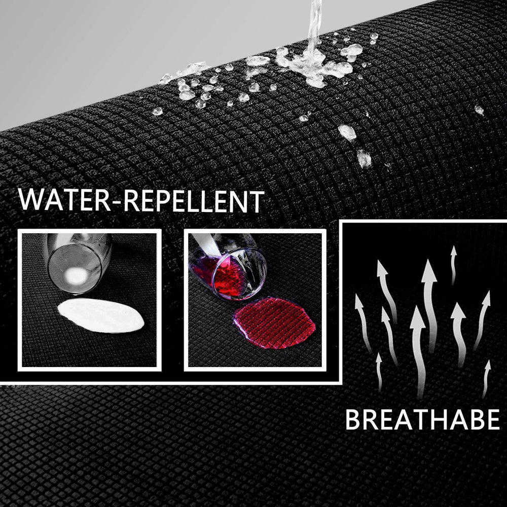 Granbest Premium Water Repellent Wingback Chair Cover 2-Piece High Stretch Ja...