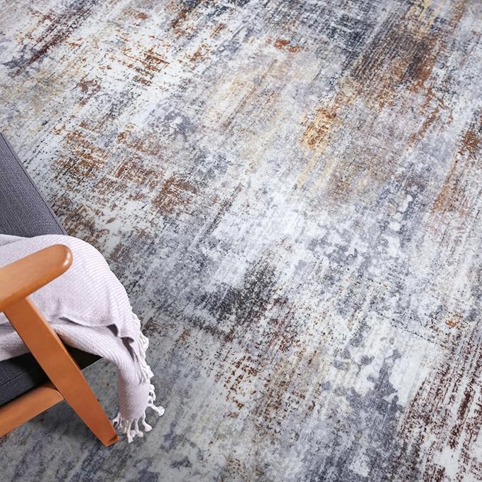 IOHOUZE Abstract Runner Rug 2x6 Ft Washable Runners - Image 7