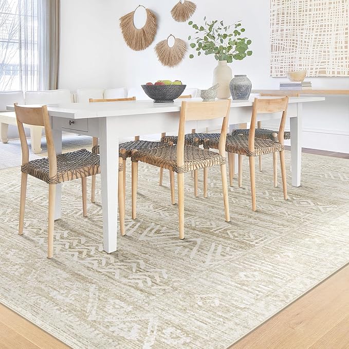 Washable Area Rug 5x7: Moroccan Rug - Image 3