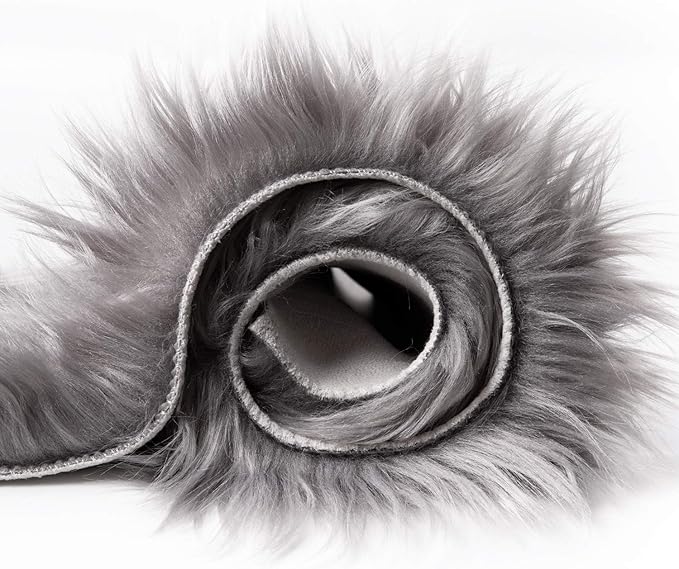 Ashler faux fur rug, Fluffy Shaggy Area Rug Ultra Soft 2 x 3 Feet Sheepskin Fur - Image 6
