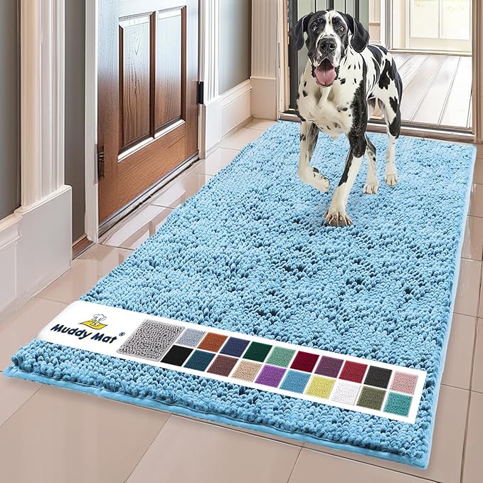 Muddy Mat® | Super Absorbent Door Mat Indoor, Microfiber Quick Dry Chenille by MuddyMat%C2%AE