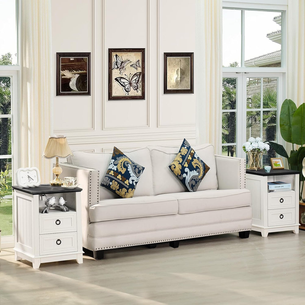 Joaxswe Farmhouse Dresser and Nightstand Set 3 for Bedroom
