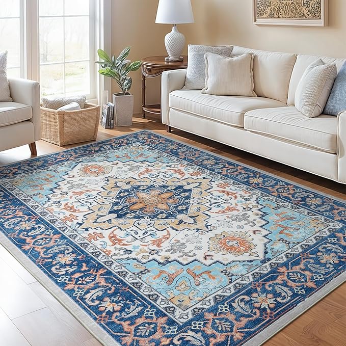 Lofus 5x7 Area Rugs for Living Room, Washable Area Rug, Rugs for Bedroom - Image 4
