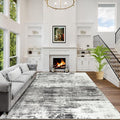 5x7 Area Rugs Washable Rug: Modern Abstract Living Room Rug Soft Anti-Skid Thin by GENTDRIZZ