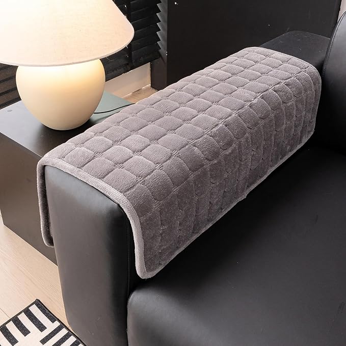 Velvet Couch Cover, Washable Sectional Sofa Cover, Anti Slip Sofa Slipcover - Image 2