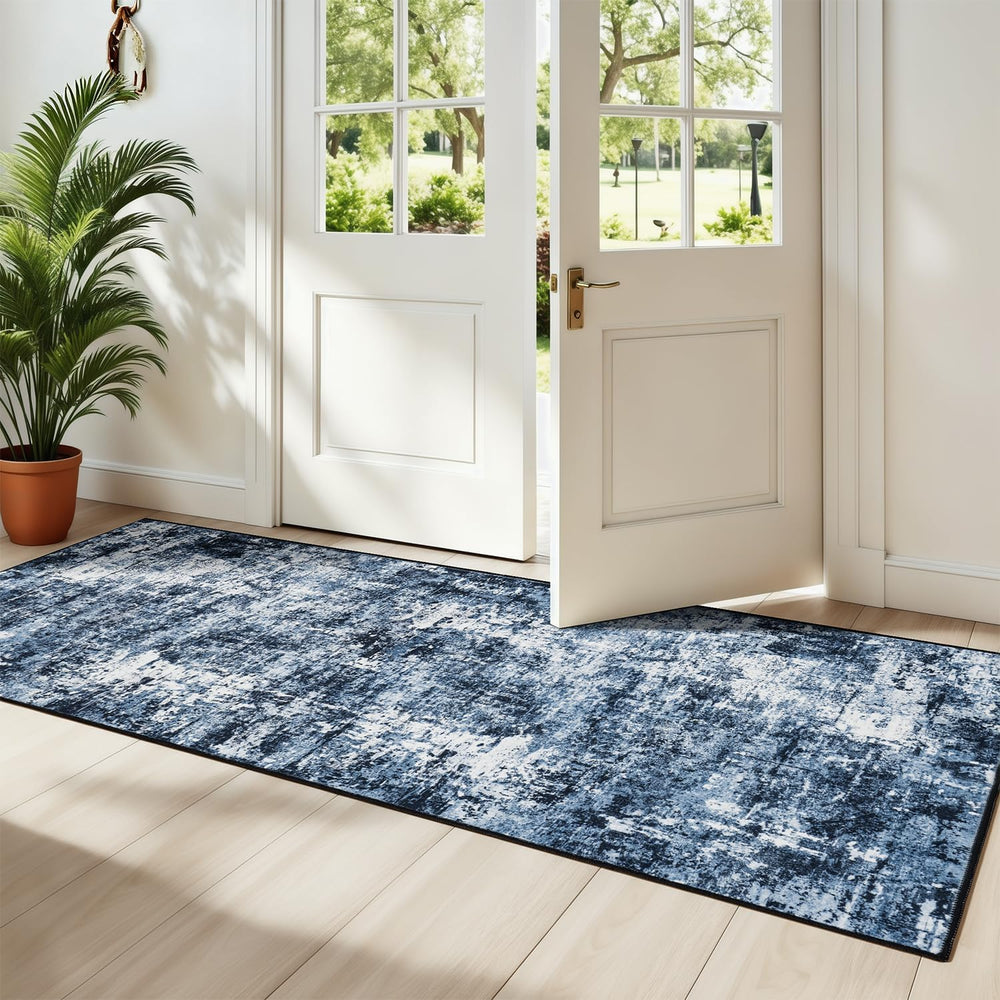 Rugflix 2x8 Runner Rug for Entryway, Kitchen Rugs Soft Non-Slip Washable