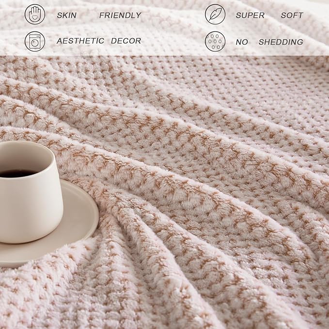 Exclusivo Mezcla Fleece Bed Blanket King Size, Super Soft and Warm Blankets - Image 6