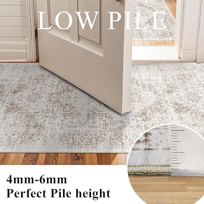Washable 2'6''x12' Runner Rug - Image 6