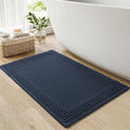 RESARE Waffle Bath Mat for Bathroom, Super Absorbent Bathroom Rugs Non Slip by Resare
