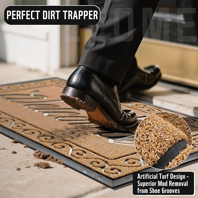 Yimobra Welcome Mat, Heavy Duty Sturdy Door Mats