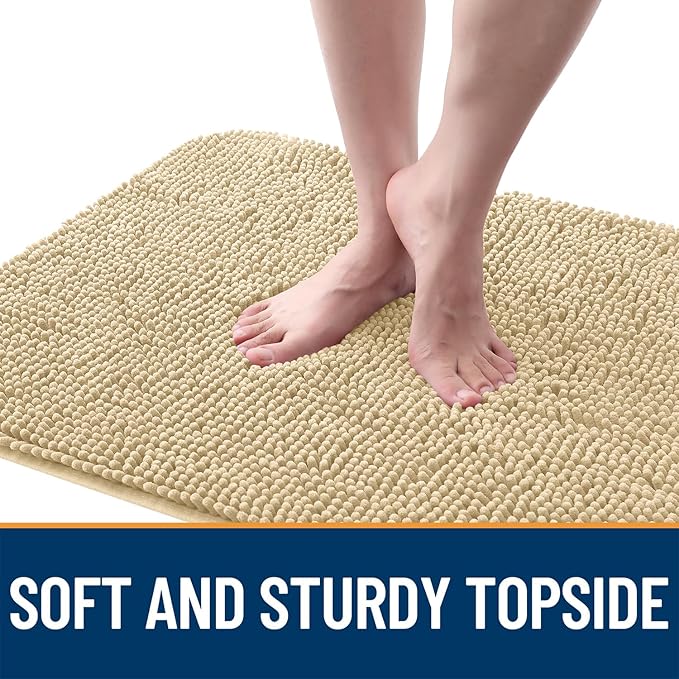OLANLY Dog Door Mat for Muddy Paws 59x32, Absorbs Moisture and Dirt, Absorbent - Image 4