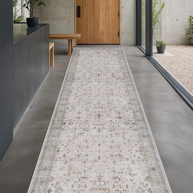 Hazo Haus Geometric 3x20 Wide Hallway Runner - Image 6