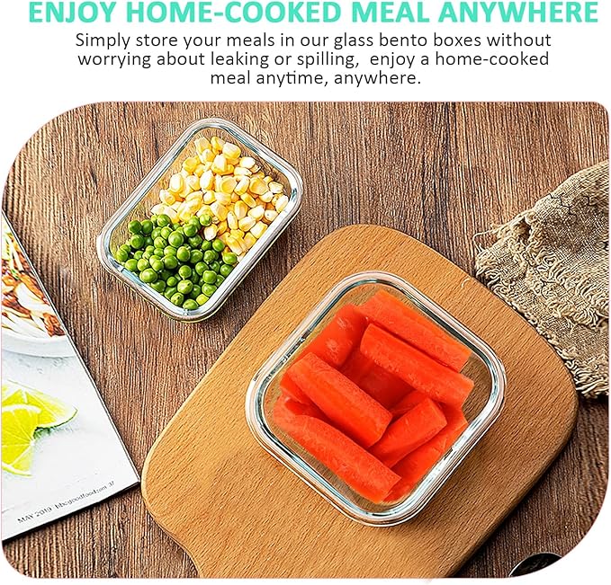 KOMUEE 24 Pieces Glass Food Storage Containers Set, Meal Prep Containers - Image 5