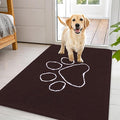 OLANLY Dog Door Mat for Muddy Paws 44x32, Paw Print Design, Absorbs Moisture by OLANLY