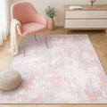 Washable Area Rugs 3'x5' Non-Slip Modern Abstract Soft by RELEANY