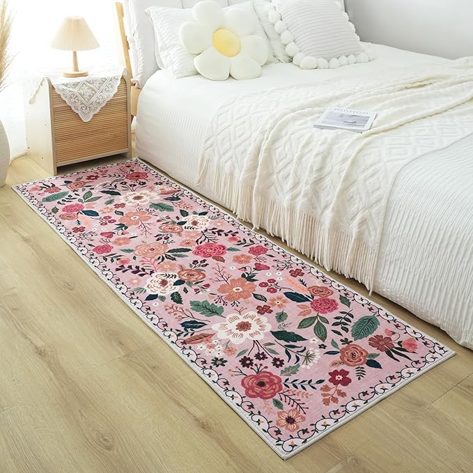 Rugcomf Runner Rug for Hallways Kitchen Rug Non Slip 2'6''x8' Washable Runner - Image 9