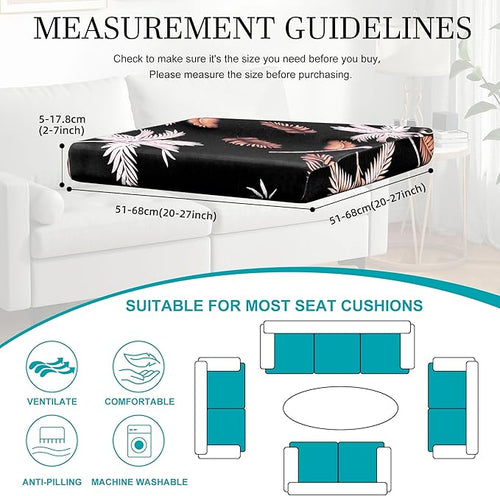 14Pcs Stretch Patio Cushion Covers, Outdoor Couch Covers Replacement, Outdoor - Image 2