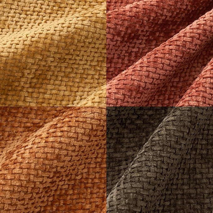 MIULEE Pack of 4 Orange/Yellow Couch Throw Pillow Covers 20x20 Inch Halloween - Image 6
