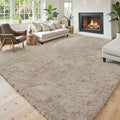 Area Rugs 10x14 Living Room, Shaggy Carpet Soft Plush Furry Bedside Rug Large by Junhejiamei