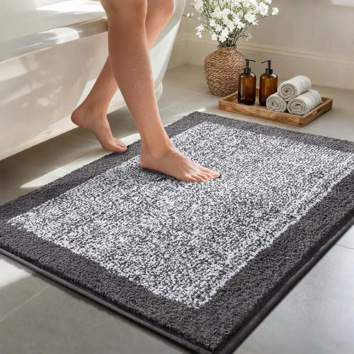 48x32 Large Bathroom Rugs Washable Non Slip, Soft Absorbent Quick Dry Mats by Unknown