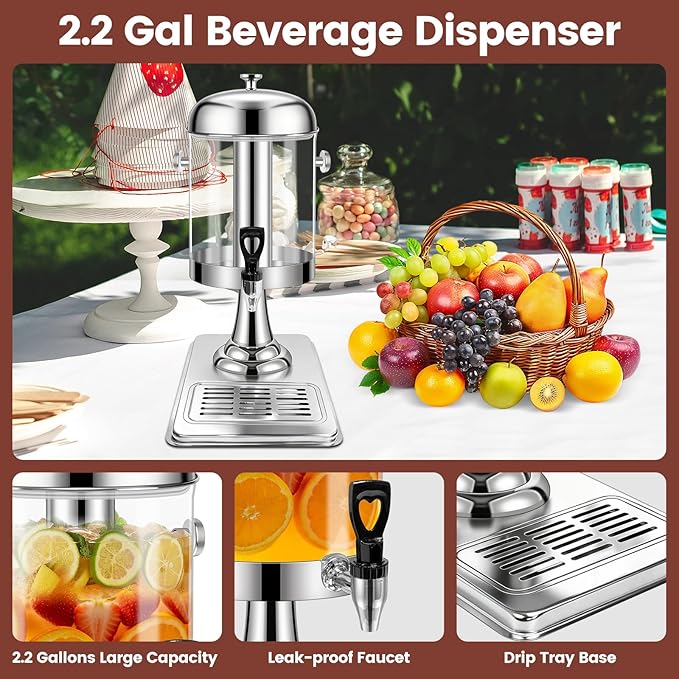 2.2 Gallon Beverage Dispenser
