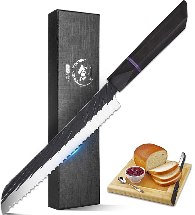 ROCOCO Sharp Serrated Bread Knife by ROCOCO