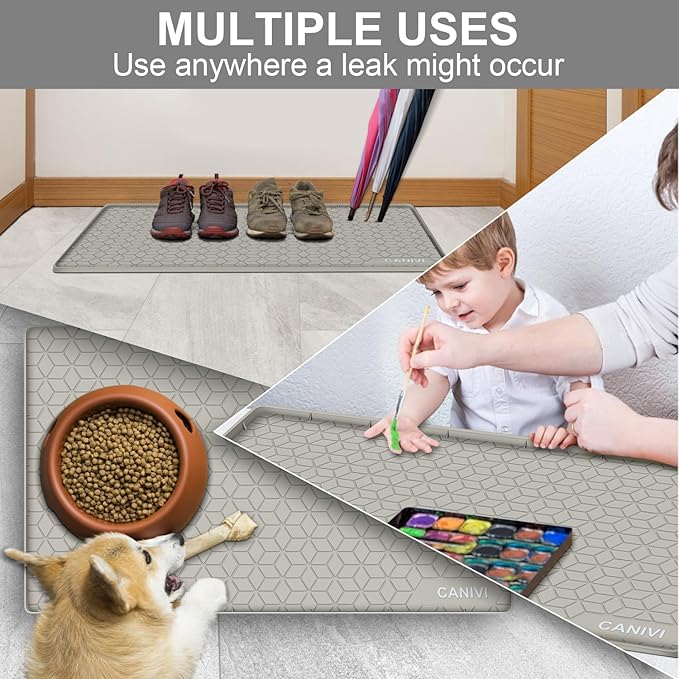 Under Sink Mat, Kitchen Cabinet Shelf Protector, Fits 36 inch Standard Cabinet - Image 5
