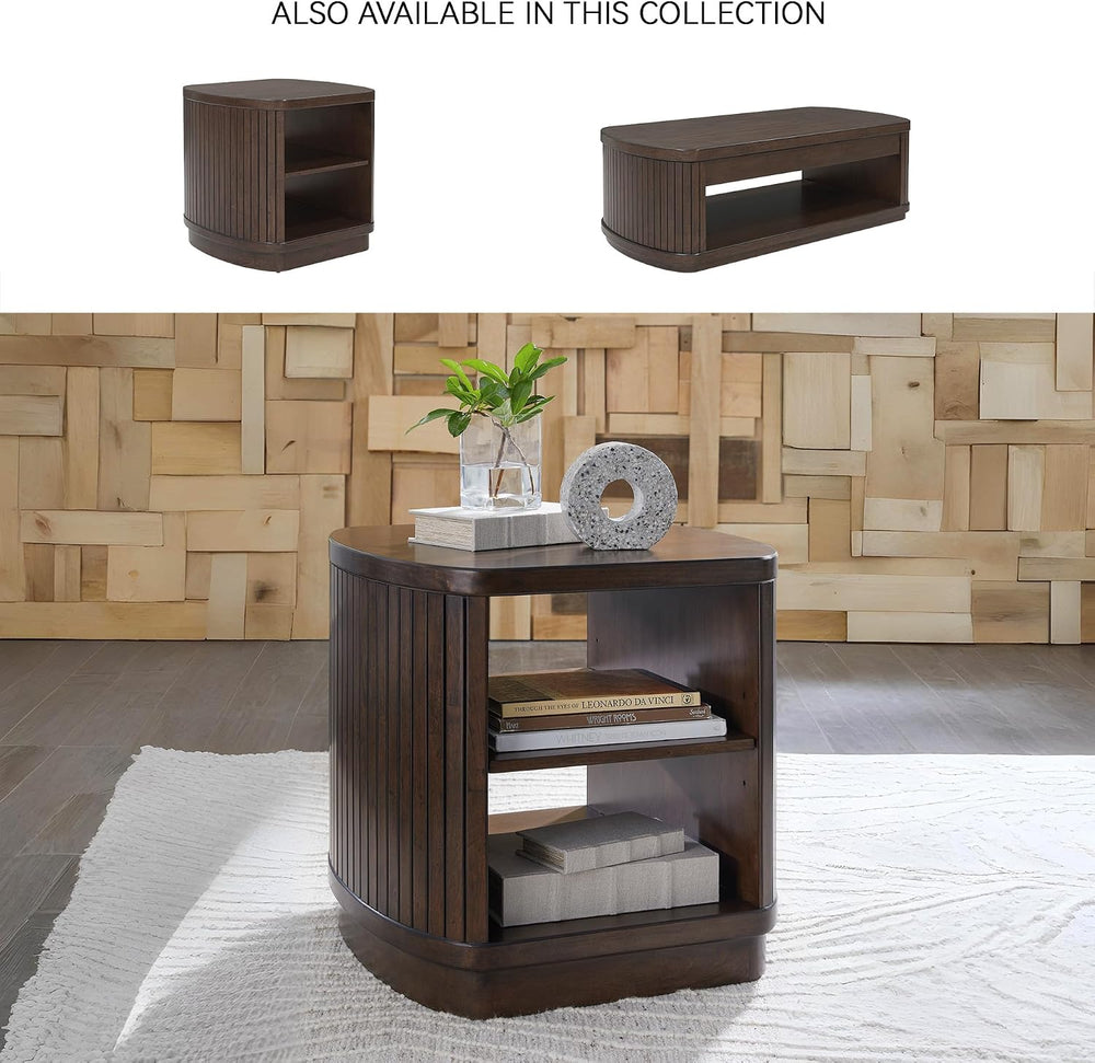 Signature Design by Ashley Korestone Contemporary End Table with Storage and ...