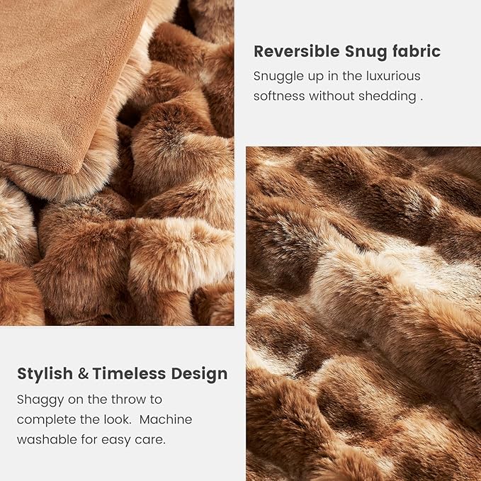 Cozy Bliss Faux Fur Throw Blanket - Image 7