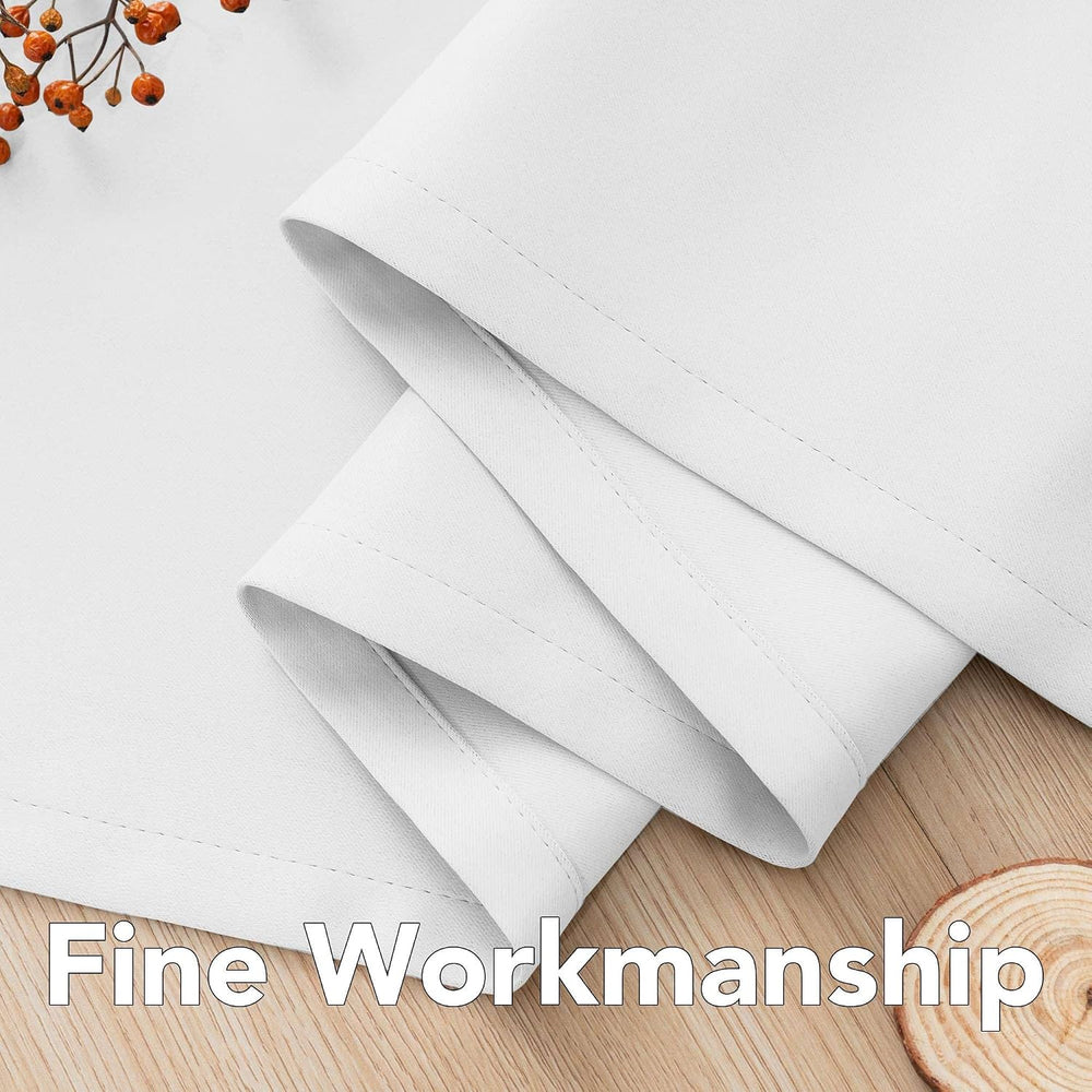 H.VERSAILTEX White Curtains 96 inches Long Window Treatment Panels/Drapes for...