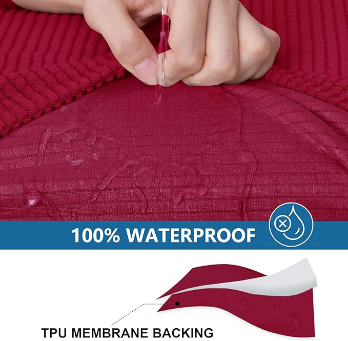hyha Waterproof Couch Cushion Covers - Image 3