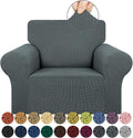 KEKUOU Stretch Single Sofa Slipcover 1 Piece Couch Sofa Cover Furniture by KEKUOU
